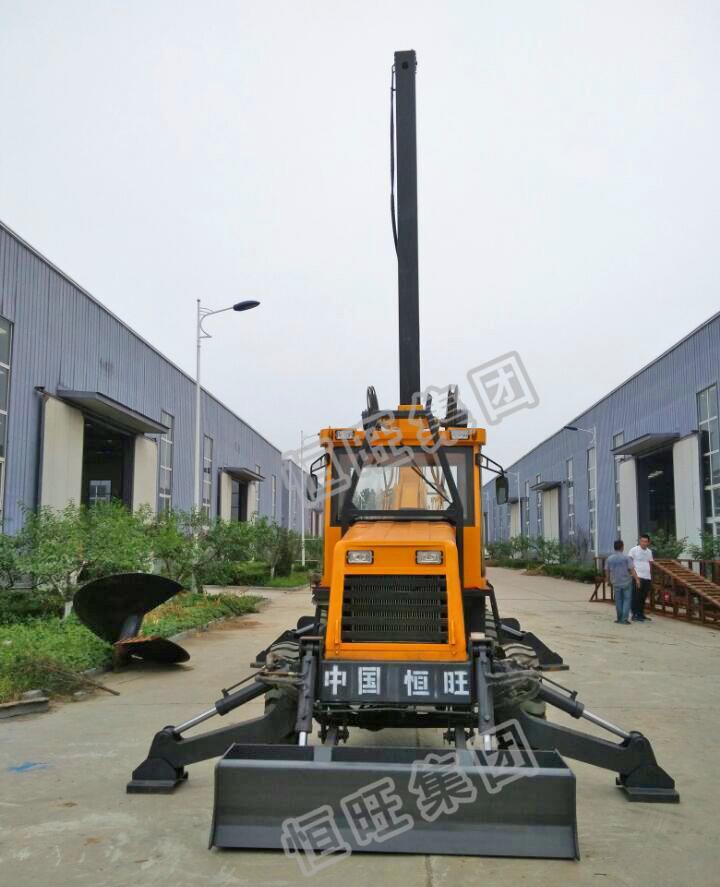 輪式旋挖鉆機樓房打樁機建筑基礎工程成孔施工機械