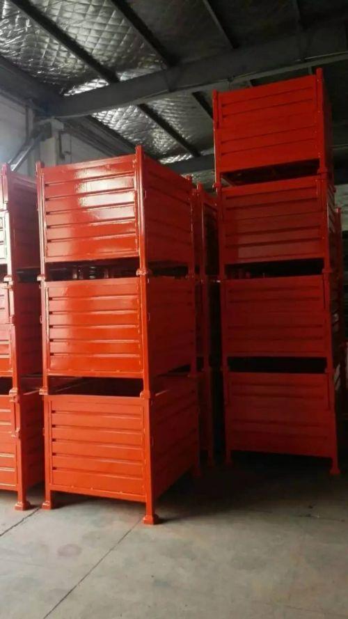 钢料箱周转箱产品专用箱铁箱废料箱料框铁质金属箱方形加厚承重