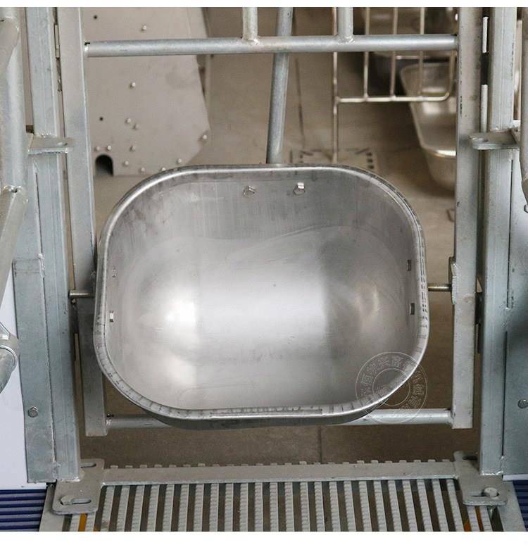 不锈钢母猪食槽厂家直销母猪食槽产床猪料槽限位栏猪用食槽