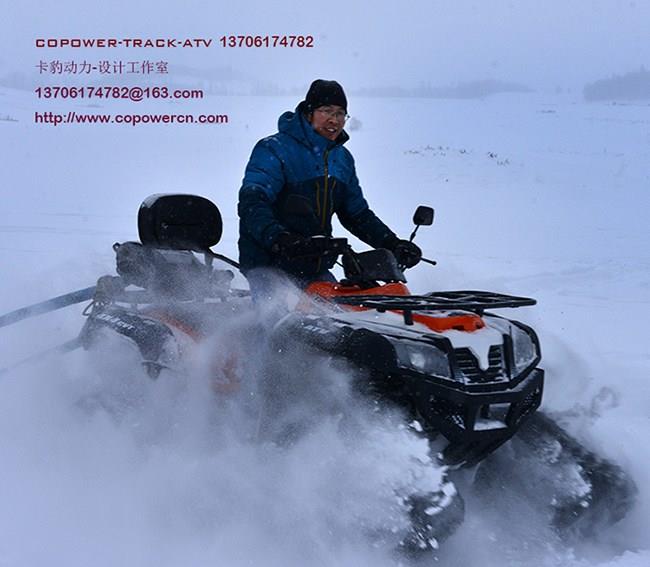 卡豹动力800cc四轮驱动4x4履带式雪地沙滩车atv