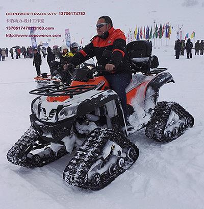 卡豹動力800cc四輪驅動4x4履帶式雪地沙灘車atv