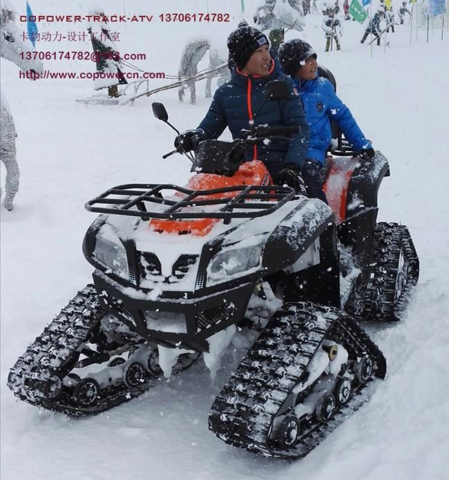 卡豹动力800cc四轮驱动4x4履带式雪地沙滩车atv