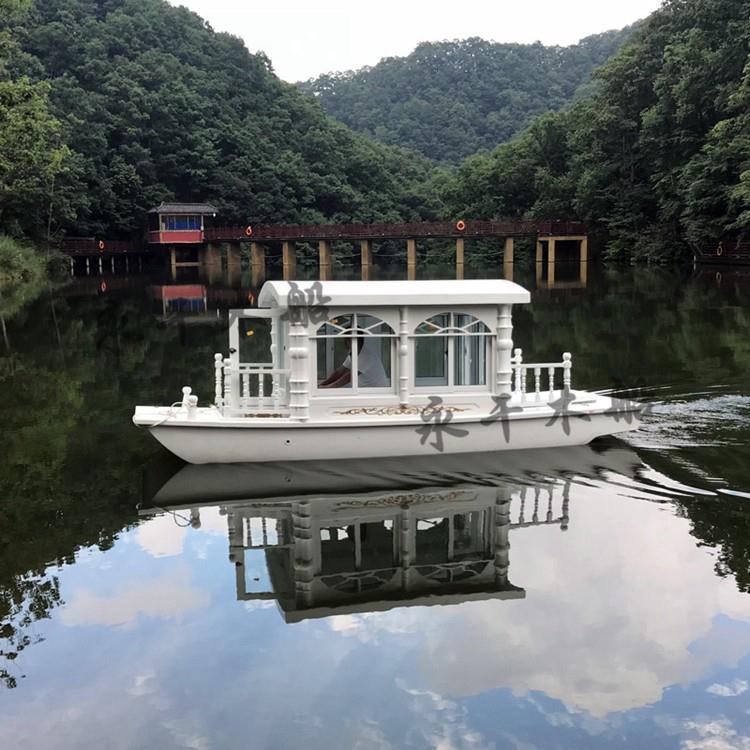 广东广西欧式画舫船生产厂家景区电动小游船旅游观光小木船