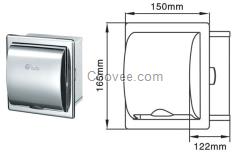 北京嵌入式紙巾盒 不銹鋼暗裝小卷手紙箱酒店紙巾架