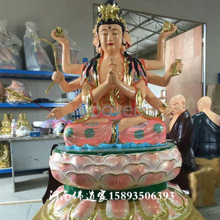 供應女護法神北斗七星北斗眾星之母斗姆元君寶誥樹脂神像