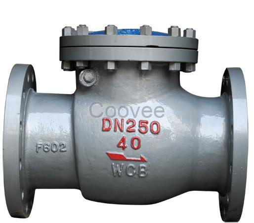 无锡良科阀门h44h铸钢止回阀h71h对夹式止回阀