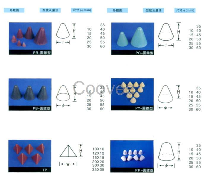 五金制品表面处理研磨材料研磨石