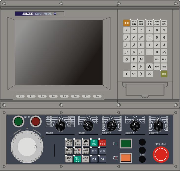 台湾亿图数控系统h9dl-m铣床控制器可含程序