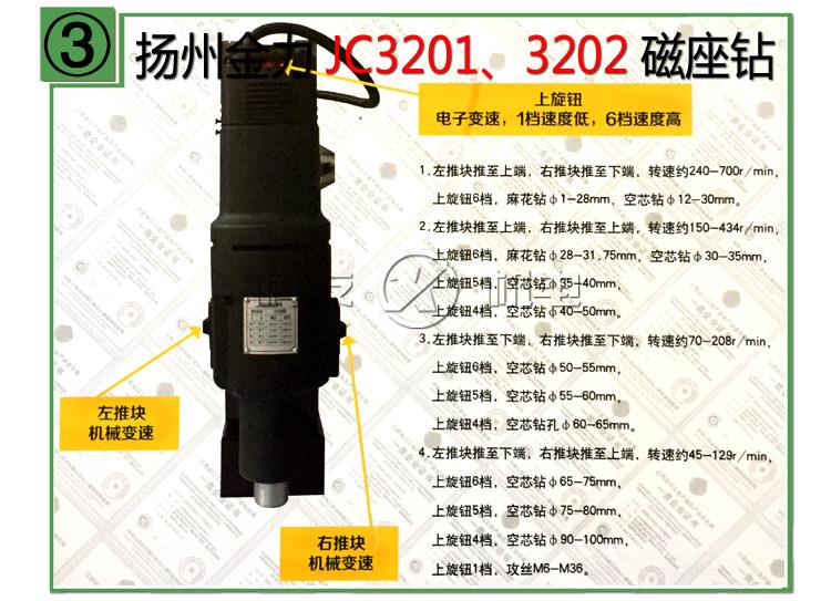 供应扬州金力JC3202磁座钻