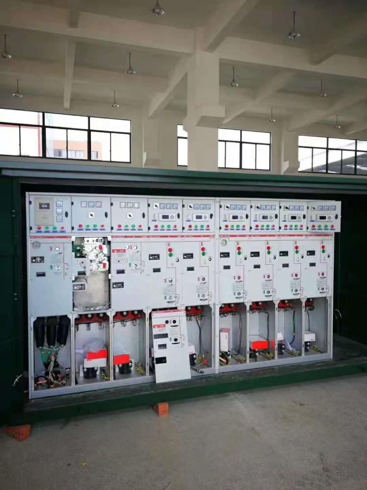 二进四出10kv高压环网柜进出线带sf6开关