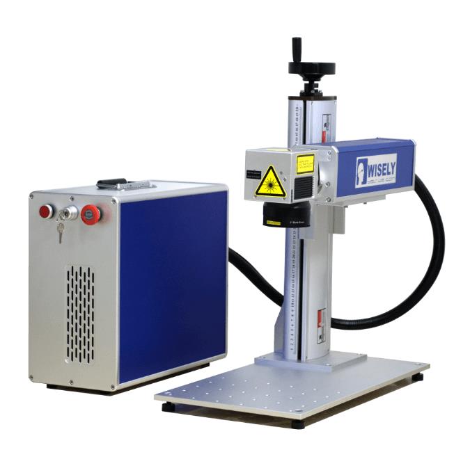 深圳威斯利激光大量供应可打彩的光纤激光打标机镭射机雕刻机