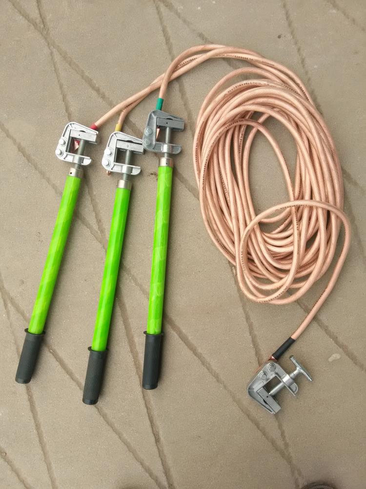 4kv铝双簧卡口式低压接地线 电力专用接地棒厂家