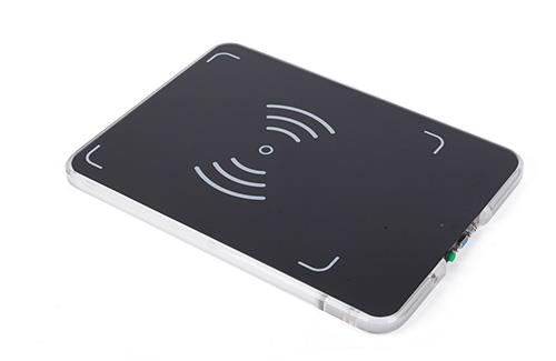 广州灵瑞智能餐盘结算读卡器电子餐台rfid读写器明档智盘