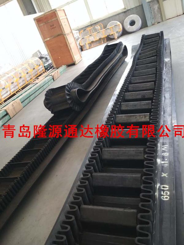 電力公司通用的裙邊擋板輸送帶價