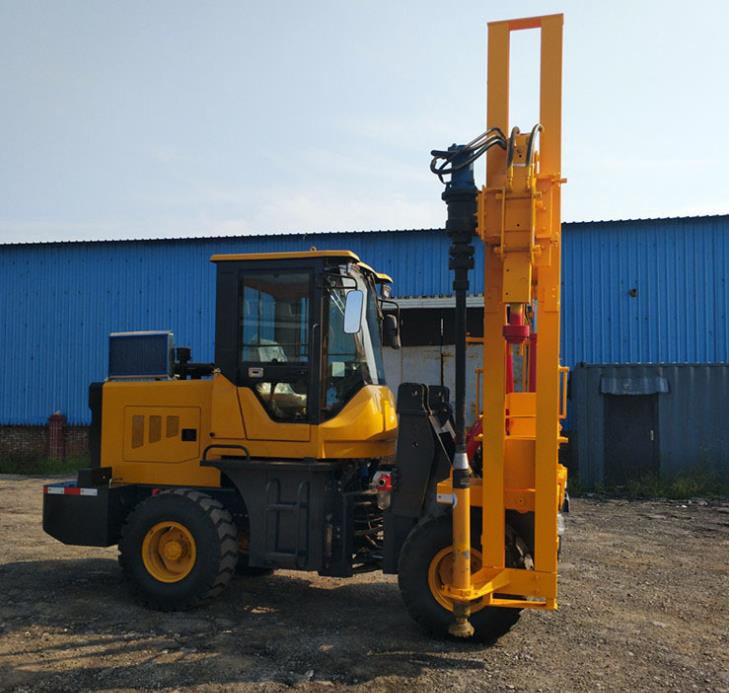 防撞公路护栏钻孔机