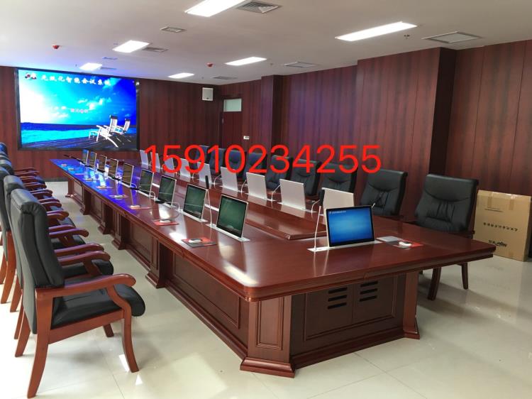 呼和浩特无纸化会议软件  15.6寸超薄液晶屏显示器升降器