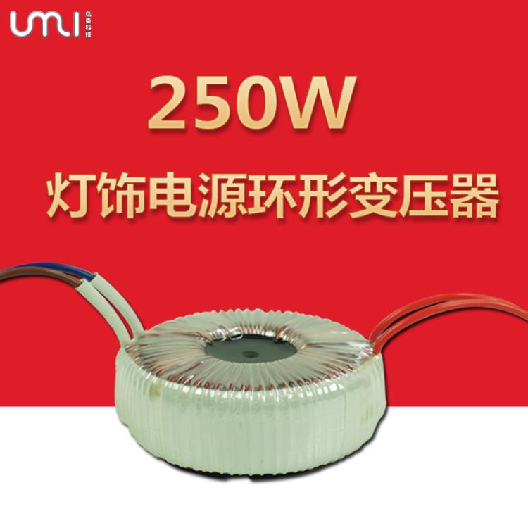 户外防水变压器200W 12v环形电源变压器led水底灯专用