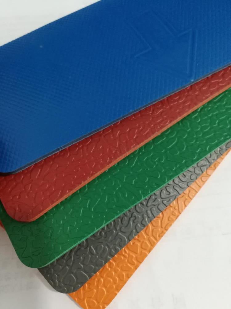 0mm环保碎石纹pvc运动地板耐磨抗紫外线地胶板