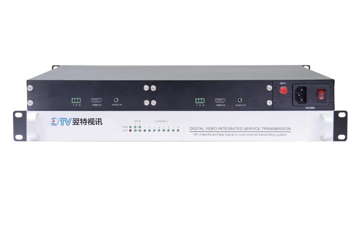 翌特视讯高清音视频光端机延长器2路HDMI DVI VGA