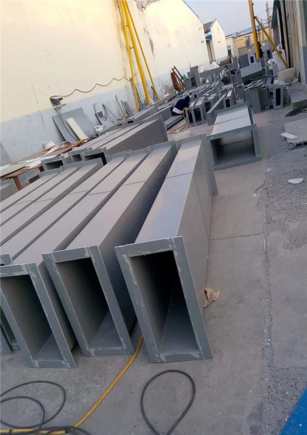 山东铭泰环保学校实验室pvc方形风管排气通风管道