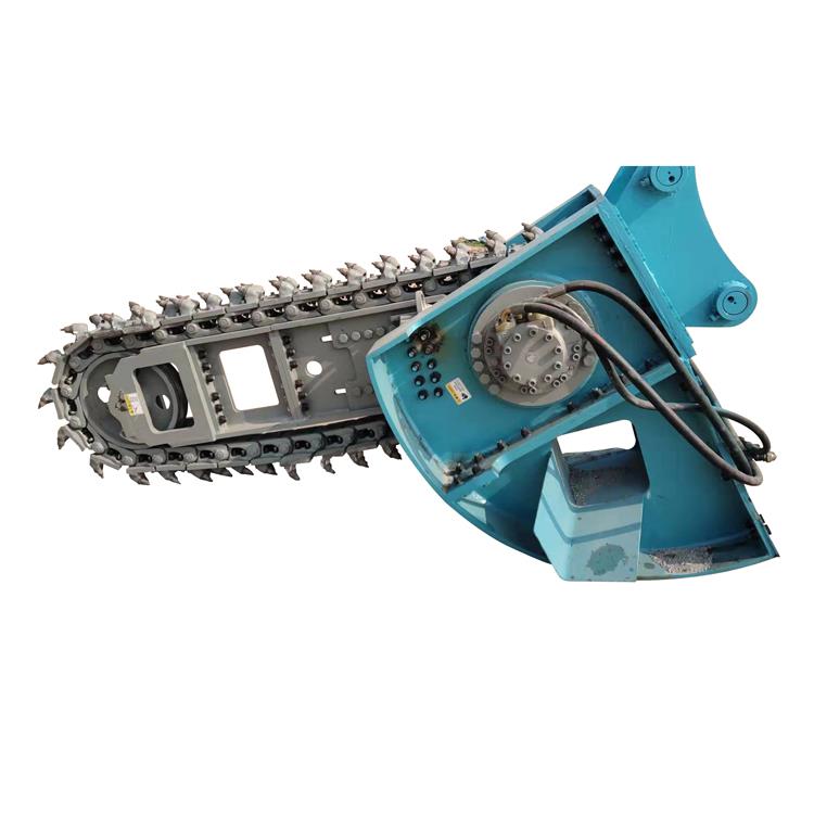 岩石链条挖沟机工程挖槽开槽用链式开沟机挖槽机
