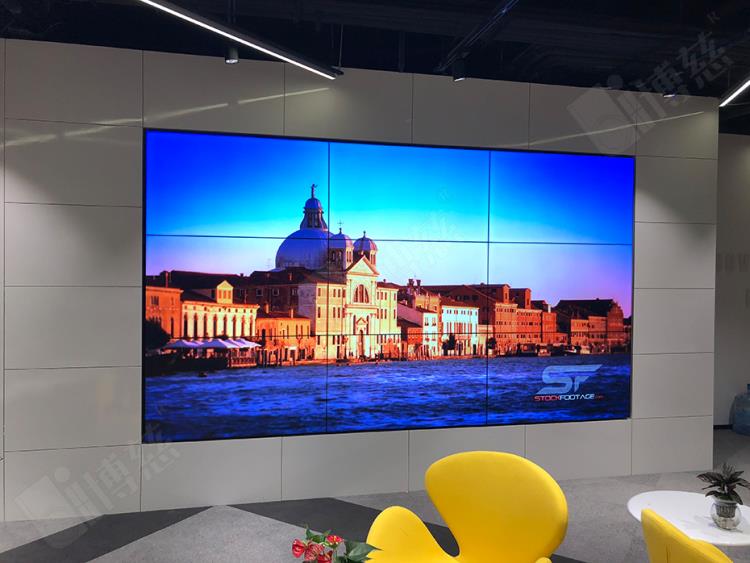 绵阳液晶拼接屏厂家博川音视频系统解决方案lcd无缝电视墙安装