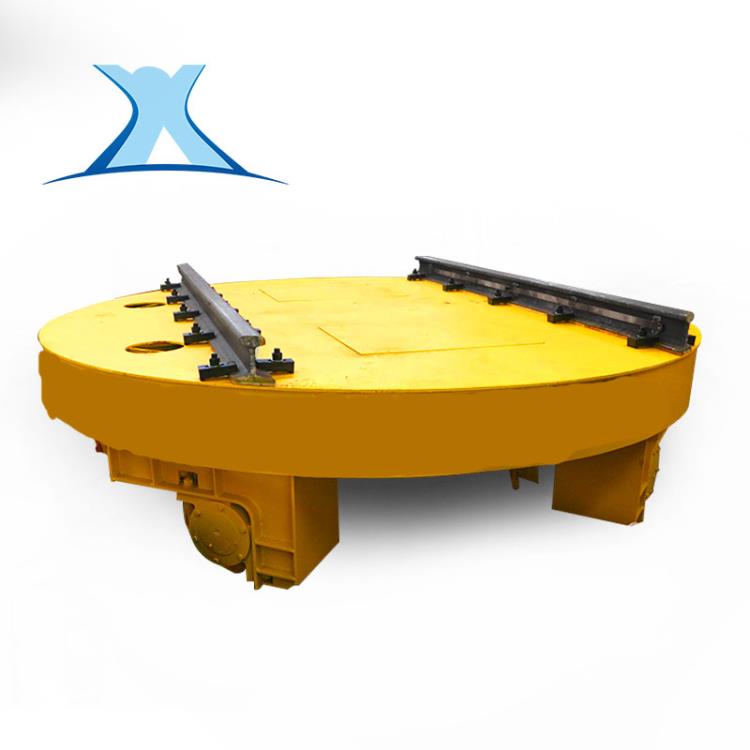 供应百特bzp大型转盘大吨位轨道车电动转盘平板