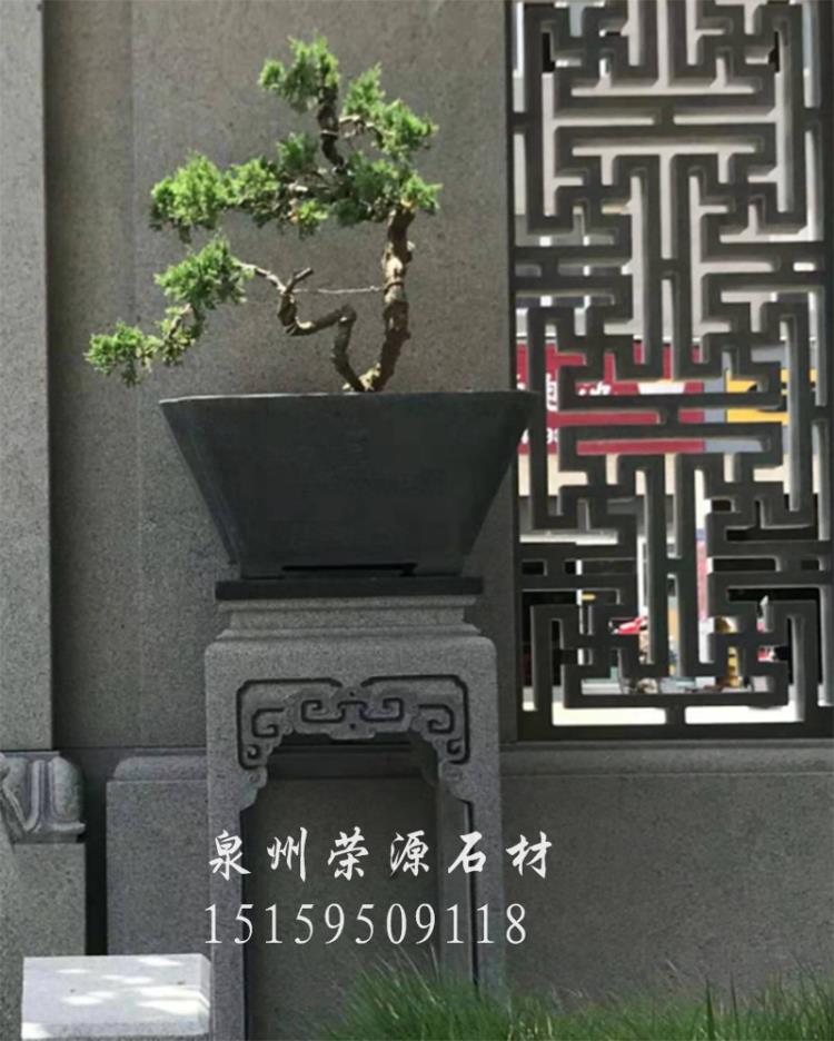 石雕案桌 石頭桌子 盆景擺放條案  景觀石雕花架