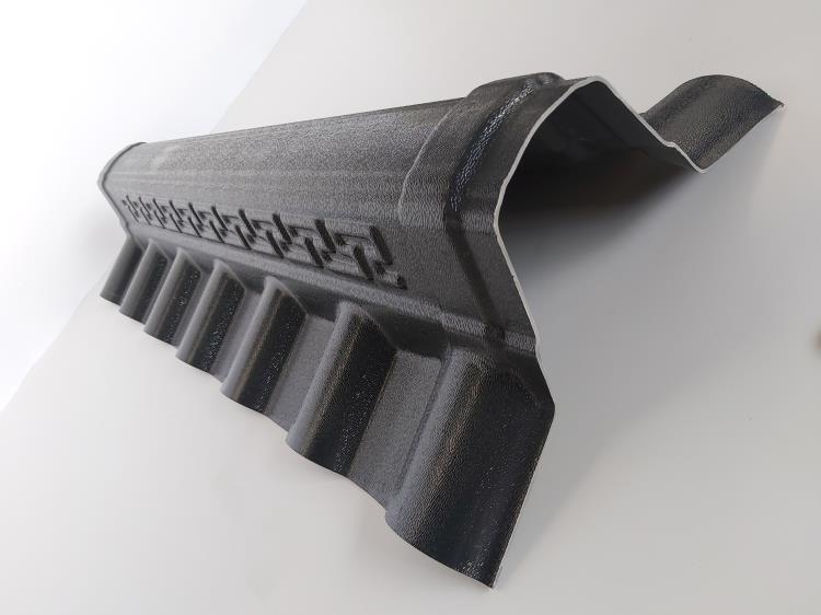 树脂瓦配件正脊瓦屋檐瓦滴水瓦三通四通左右封边斜脊瓦